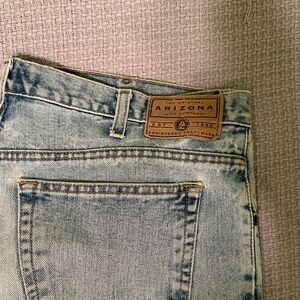 Arizona Jean Company Men's Faded Blue Denim